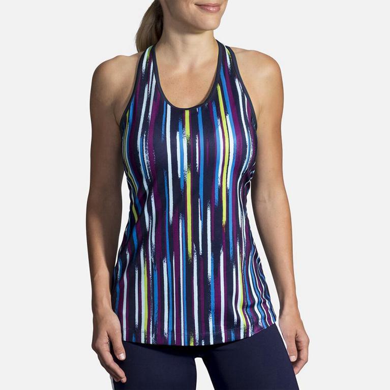 Brooks Women's Pick-Up Running Tank Top - Multicolor (RQMZ09742)